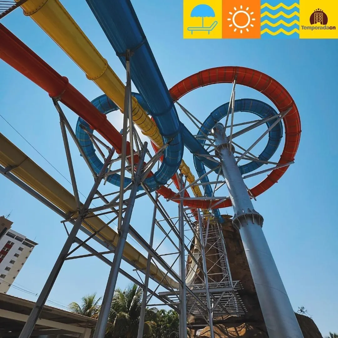 Aparthotel Spazzio Diroma Com Acesso Ao Acqua Park - Temporada Cn Caldas Novas Brazil
