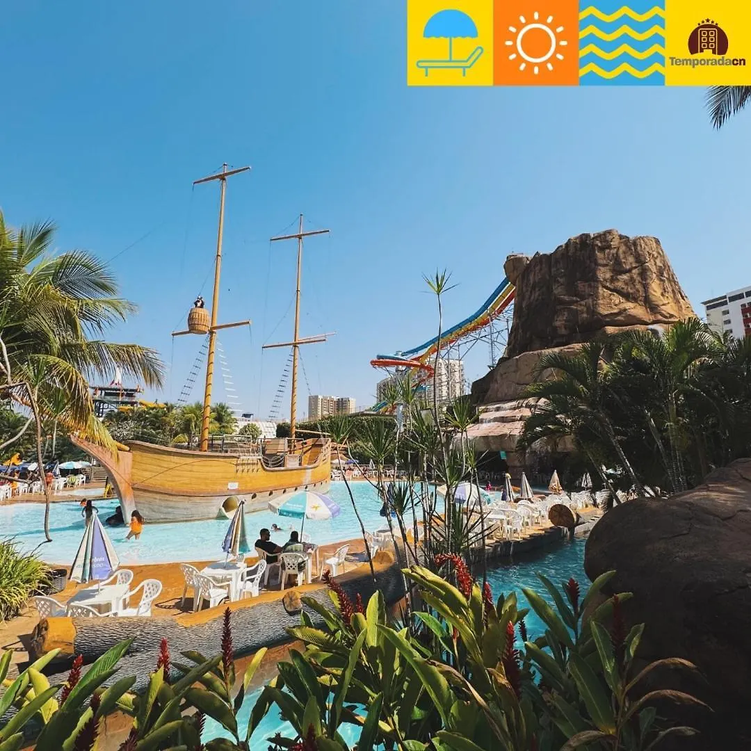 Spazzio Diroma Com Acesso Ao Acqua Park - Temporada Cn Калдас-Новас